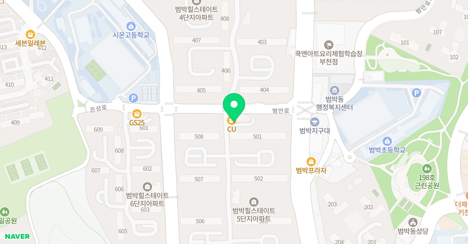 이화뮤즈 음악학원 위치
