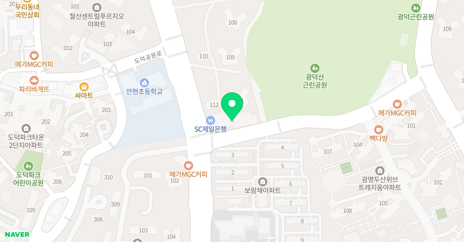 플레이팩토 교육원 철산푸르지오하늘채 위치