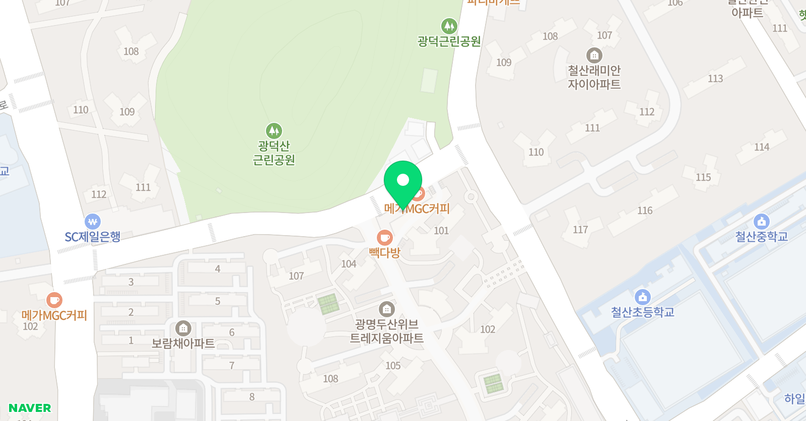 아트원 미술학원 위치
