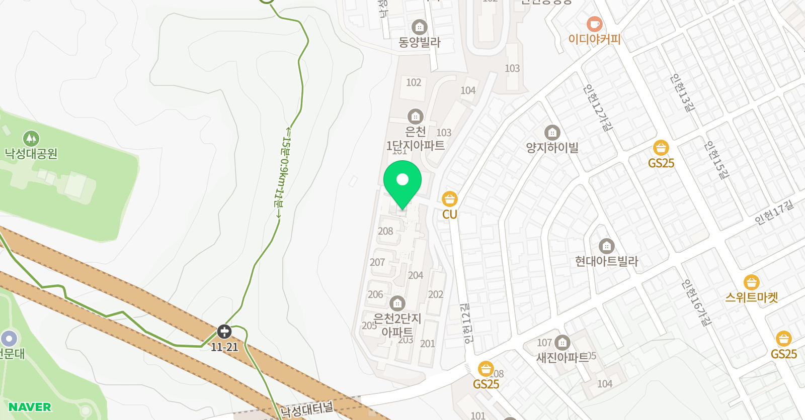 스마트해법 수학 인헌점 위치