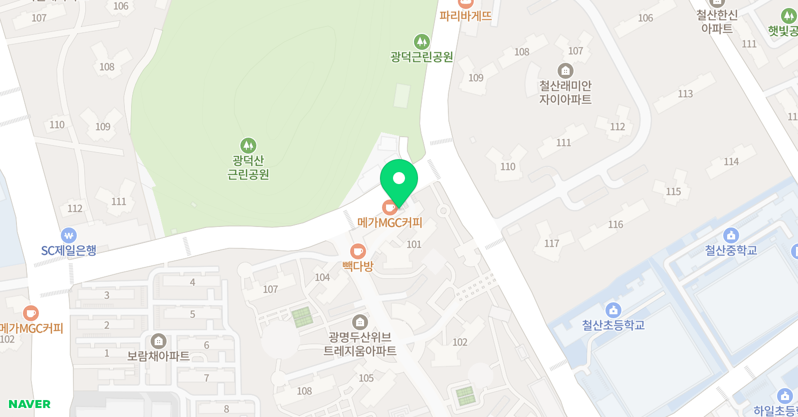 플라톤독서토론논술 철산TOP논술교습소 위치