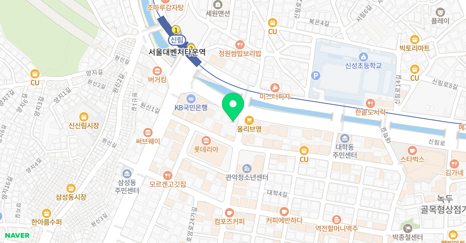 제일 아이캔 태권도 위치