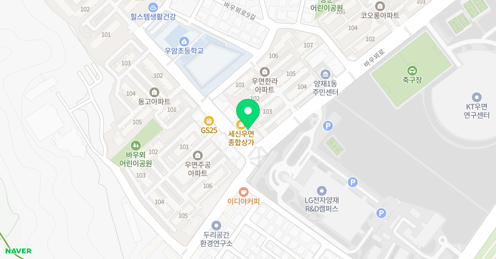 슈퍼키즈 태권도 서초점 위치