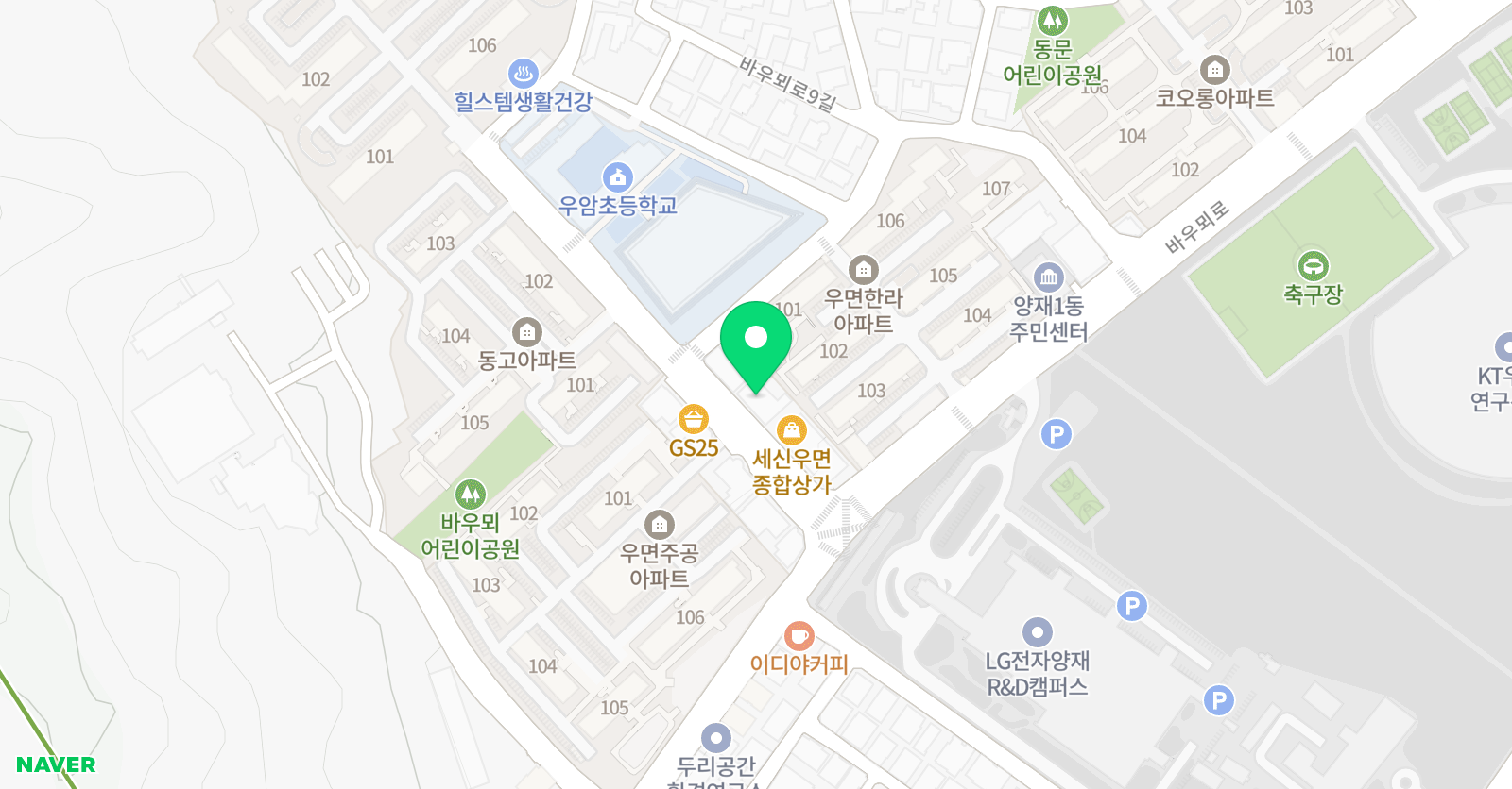 오렌지 미술 위치