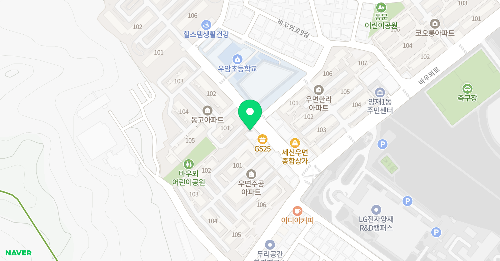 하은 초등학원 위치