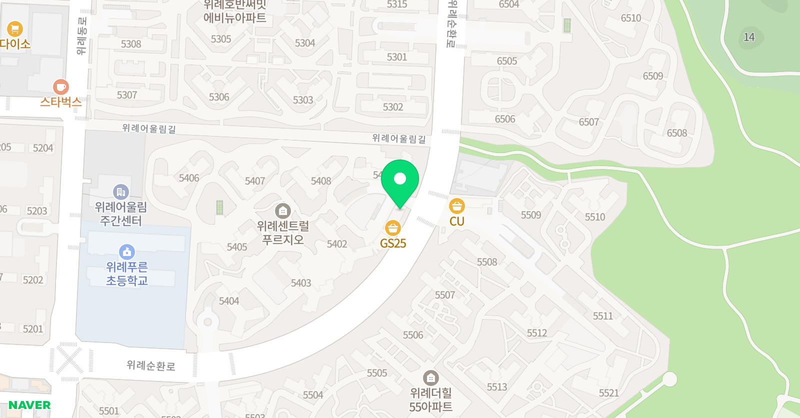 아트앤하트 위례센트럴푸르지오 미술교습소 위치