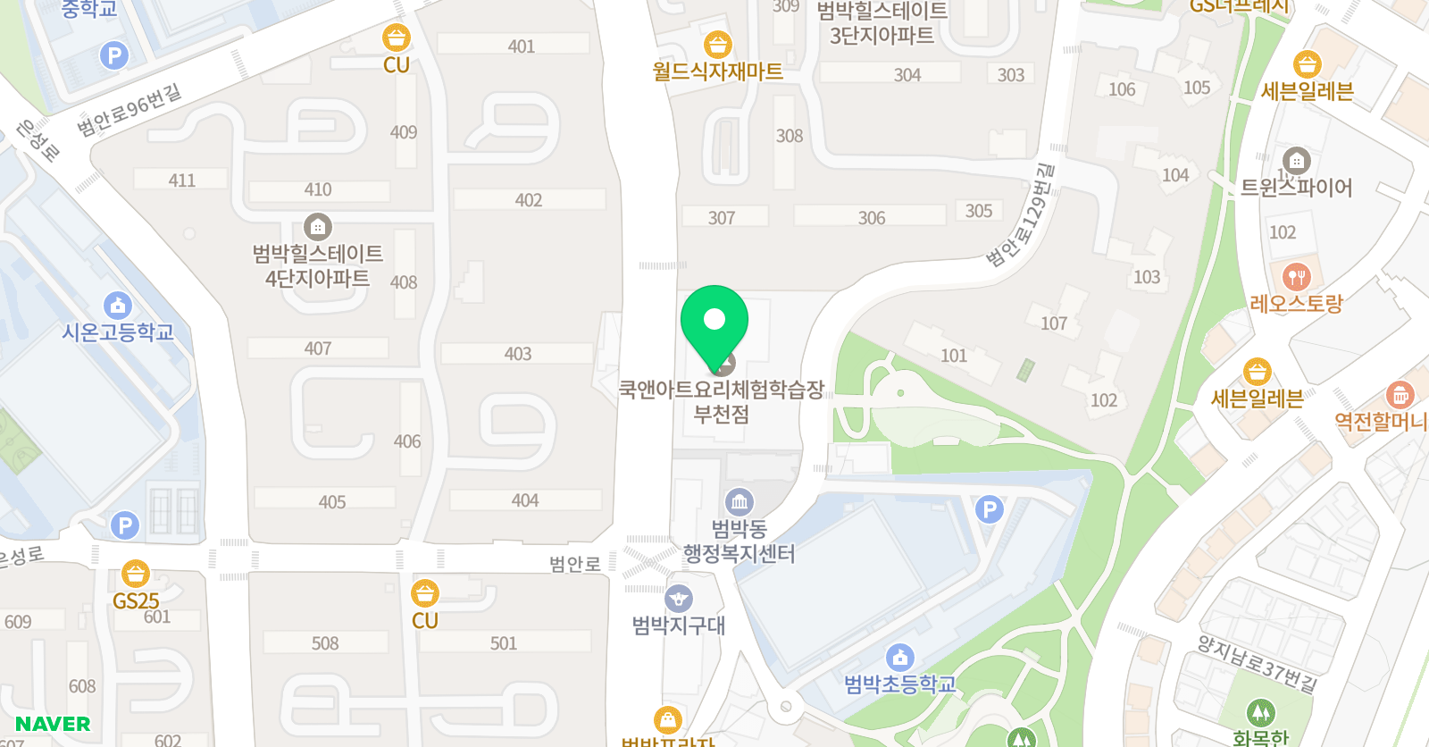 이보영의토킹클럽 범박 어학원 위치