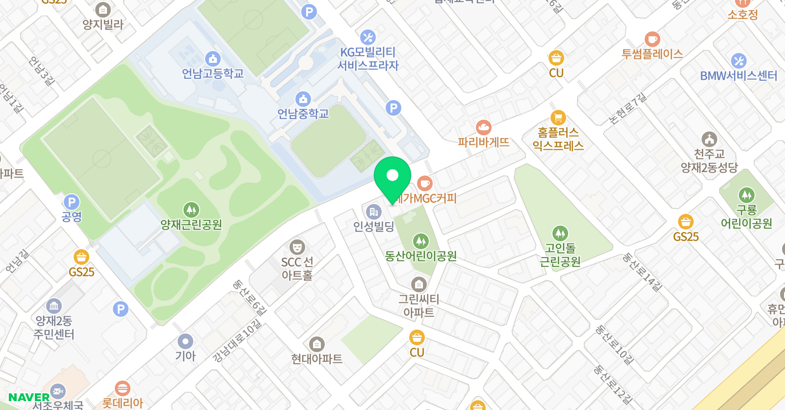 지수학 위치