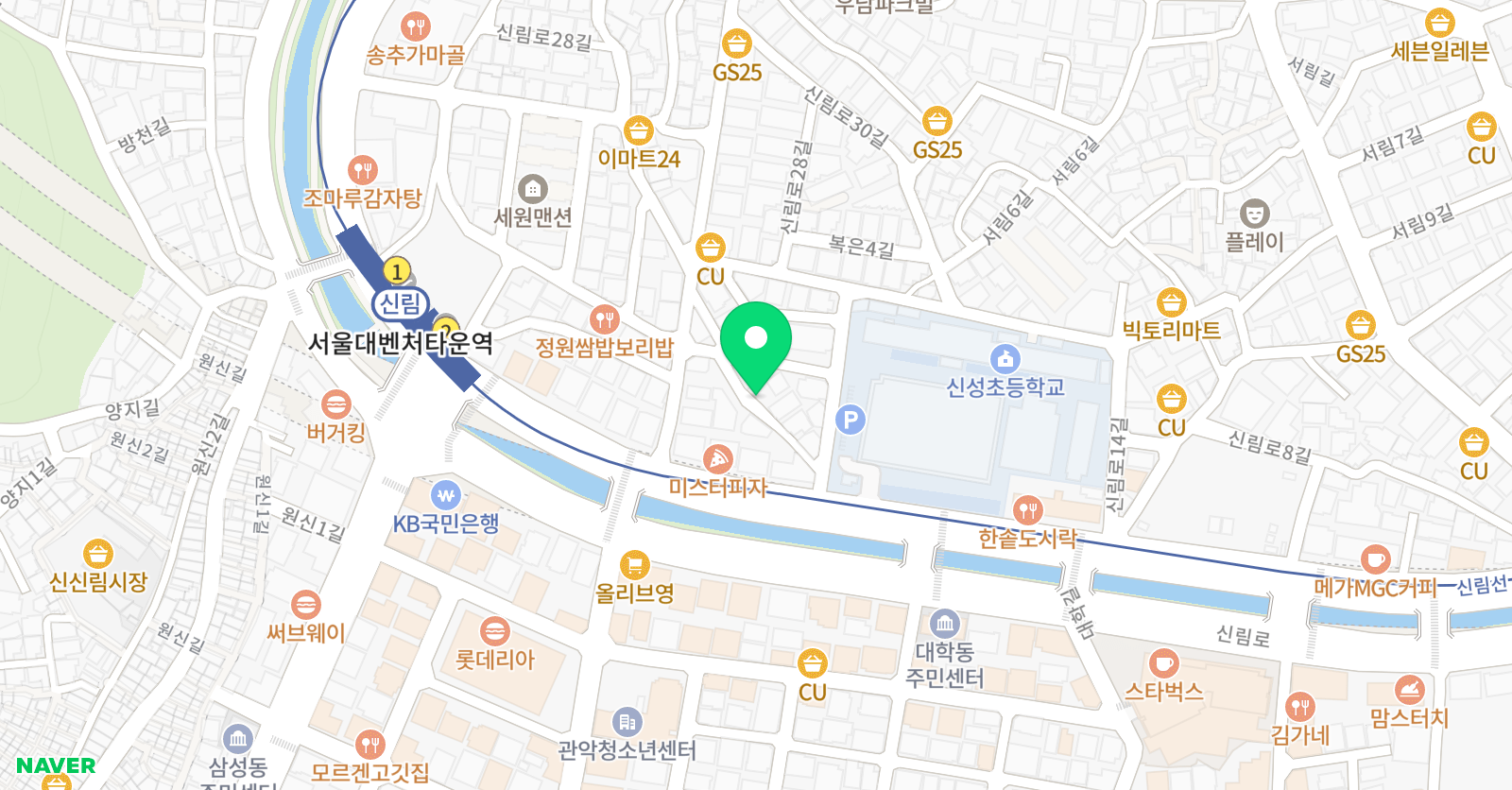 랑 무에타이 체육관 위치