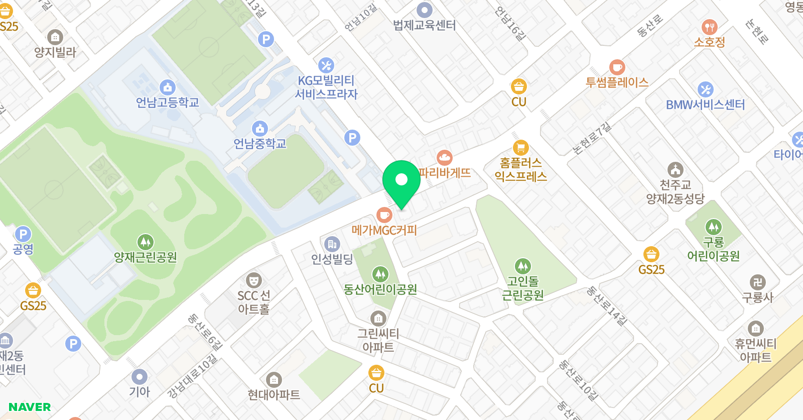 제니 학원 위치