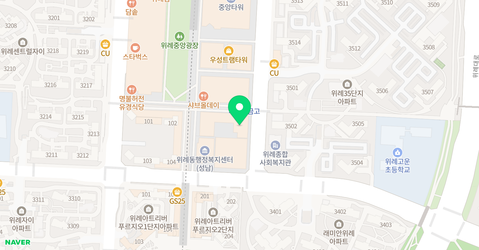영렘브란트 위례신도시센터 위치