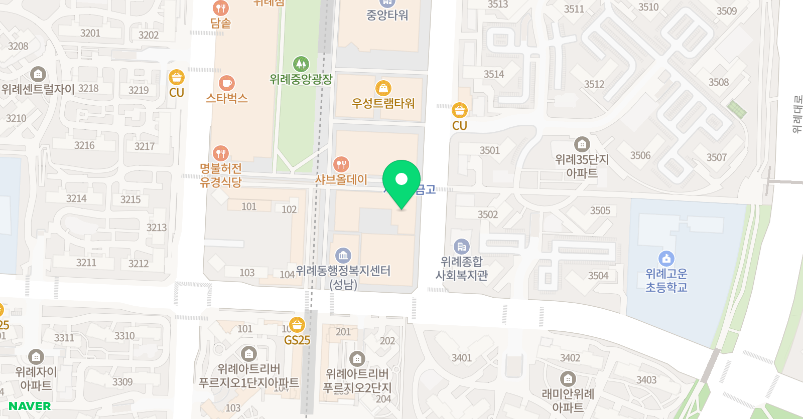 솜 마이리틀라이브러리 학원 위치