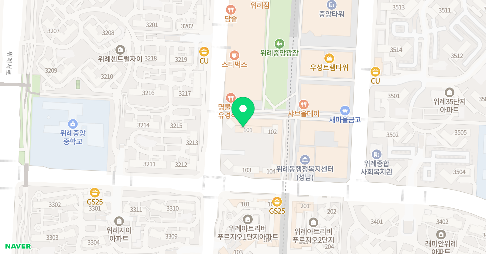 호야 골프앤키즈 위례 위치
