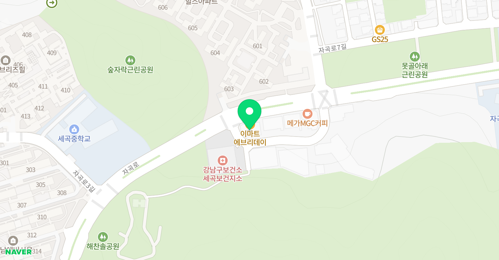 리드101 자곡점 위치