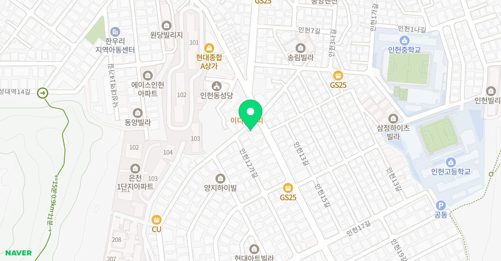미래창조 학원 위치