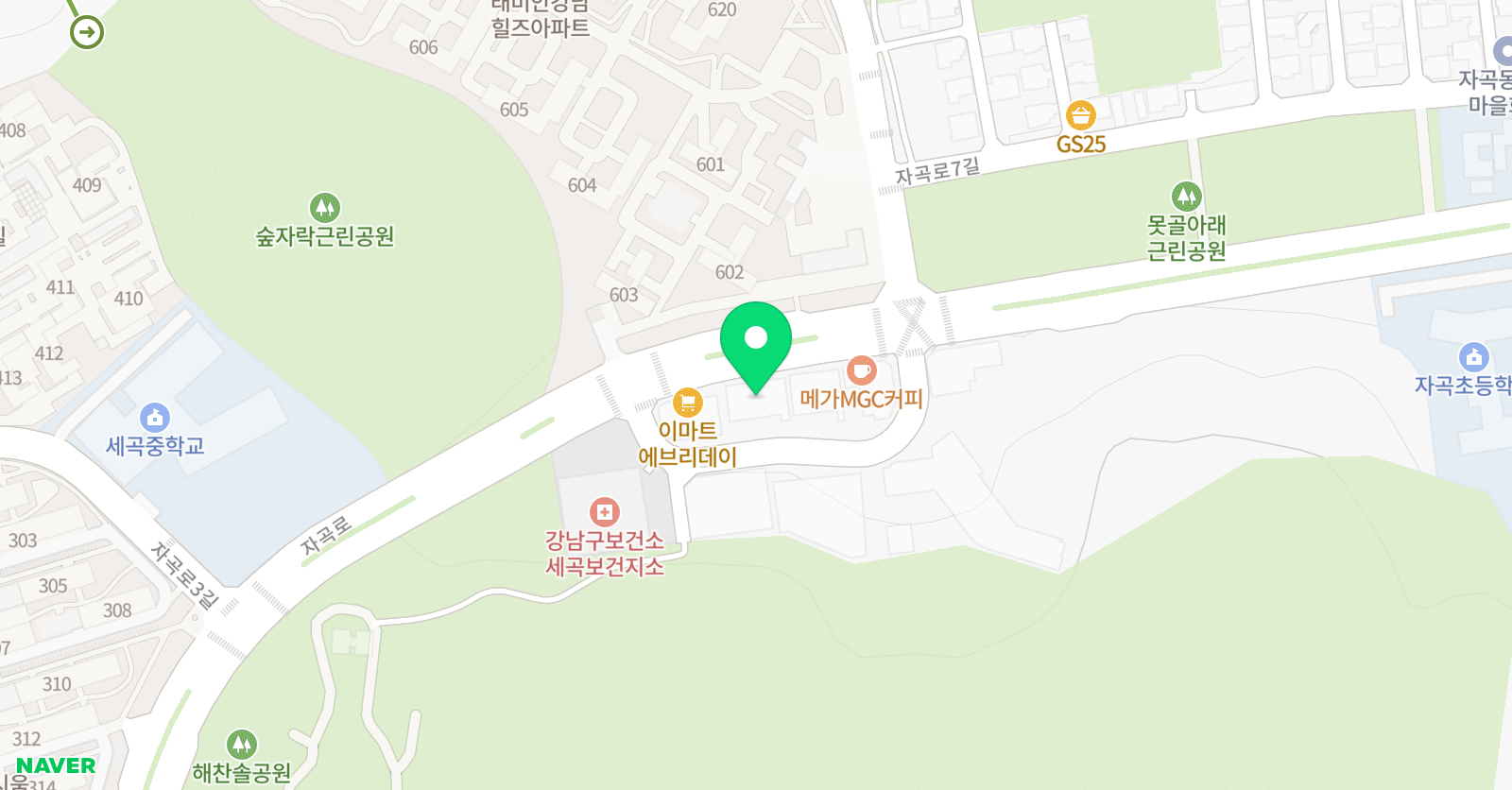 SMC 학원 프라임관 위치