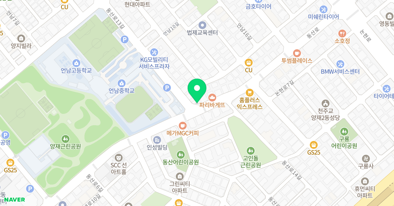 옥토퍼스 학원 위치