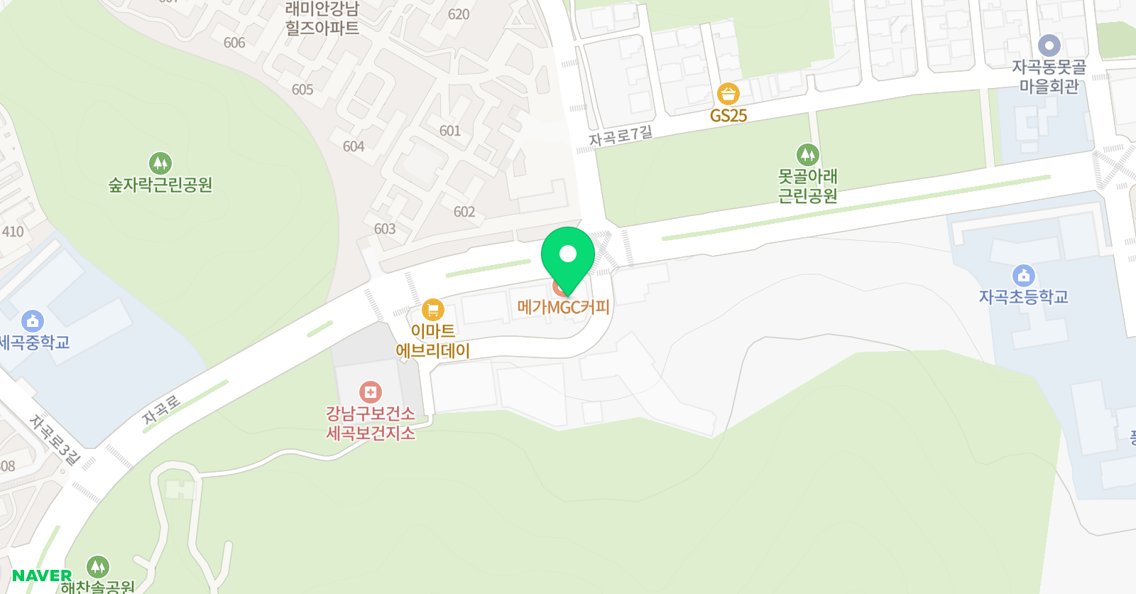 강남갤럭시 축구클럽 위치