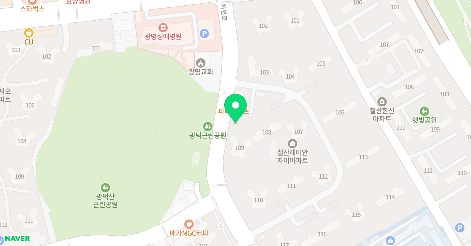 제아 영어학원 위치