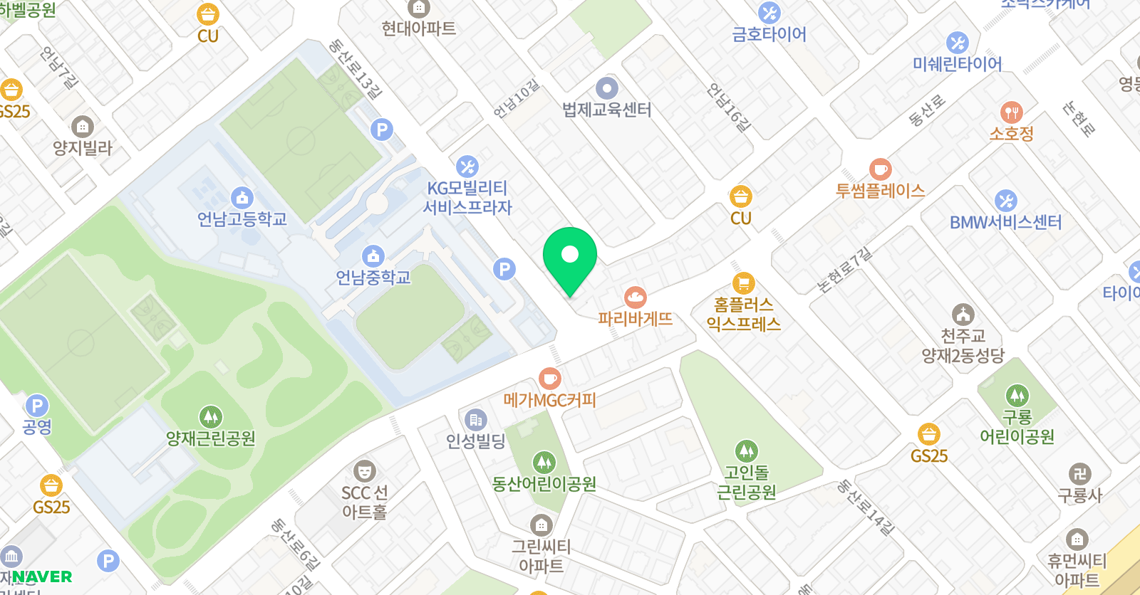 MTA 태권도 서울서초점 위치