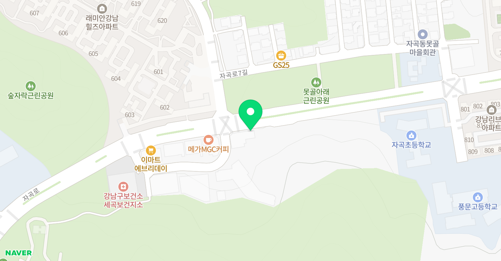 영어의멘토 어학원 위치