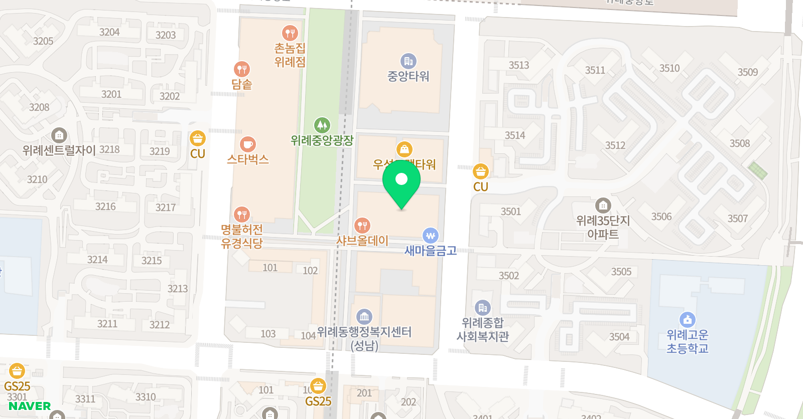위례 국어 위치