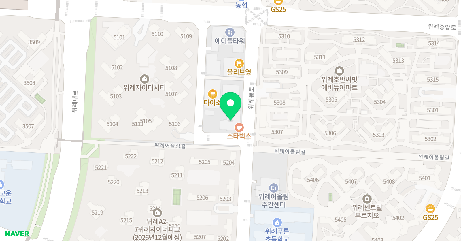클랑 2관 음악학원 위치