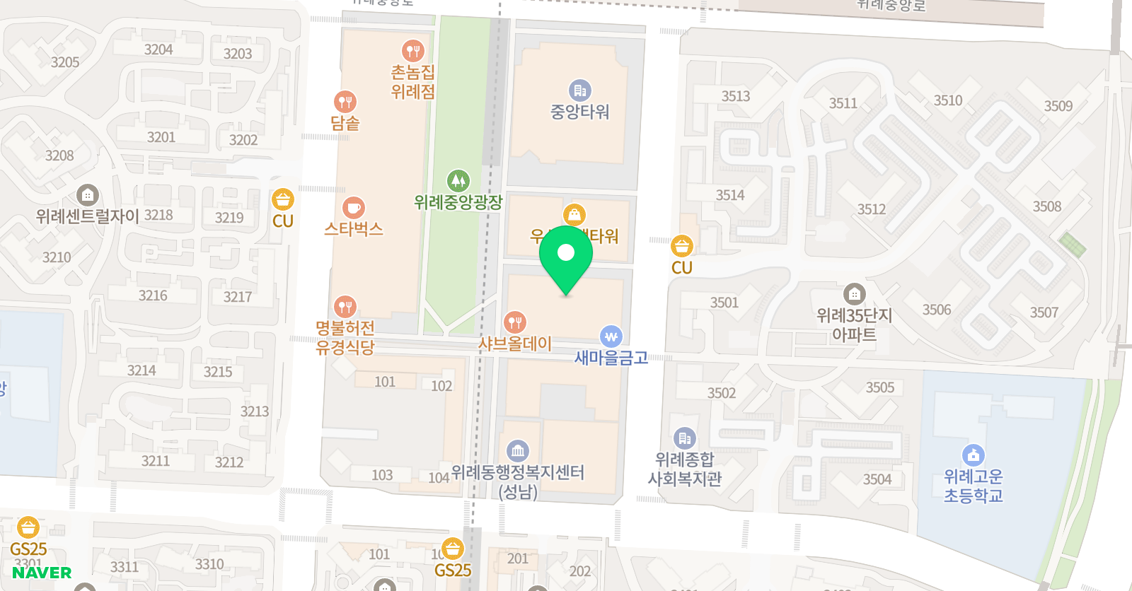 수학은어렵지않아 수학 위치
