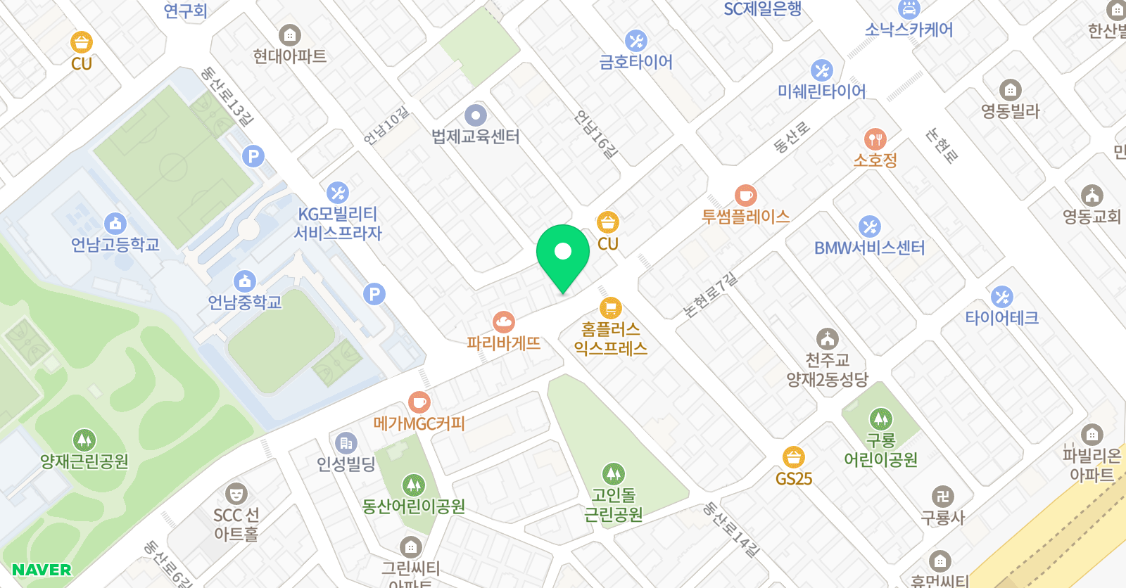 탑잉글리쉬 위치