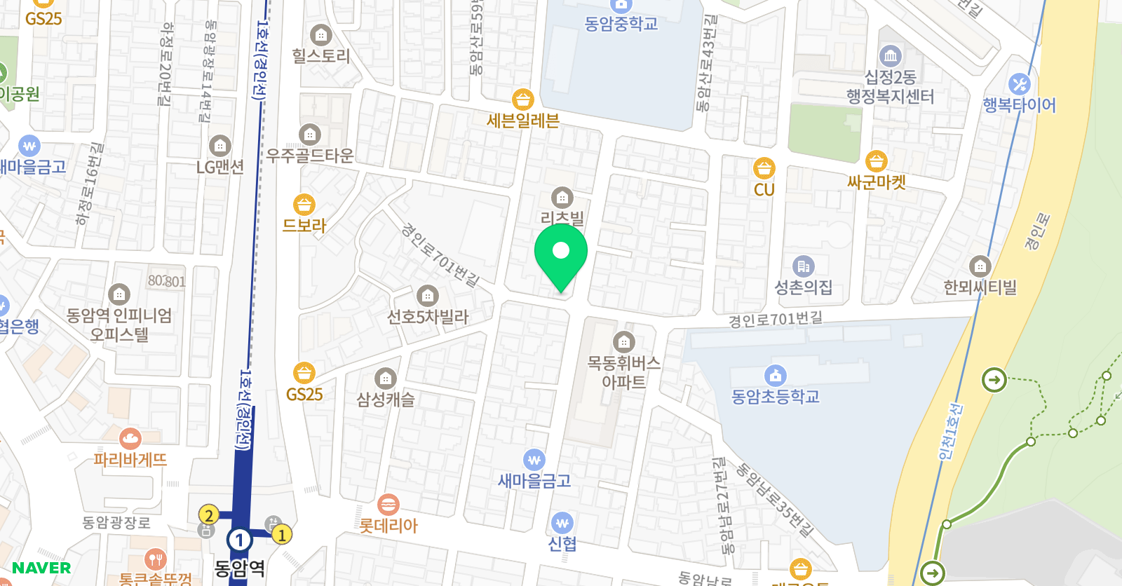 도레미와그리미 위치