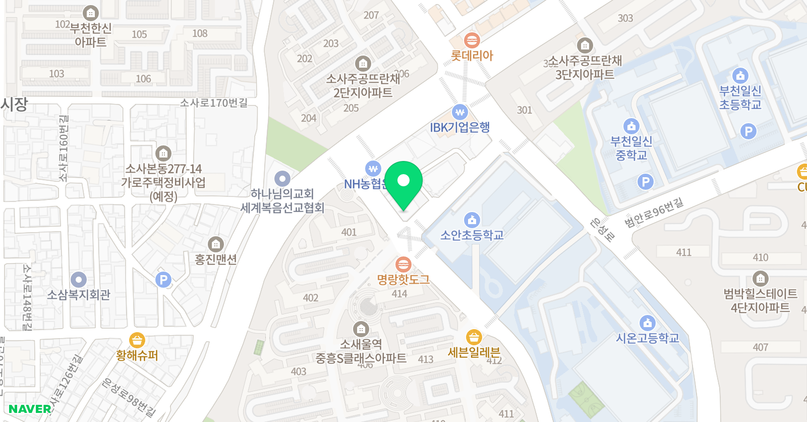 리드인 소안초점 위치