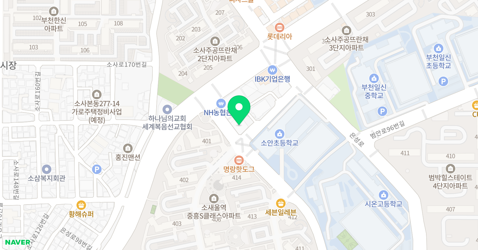 에브리바디 무용학원 위치