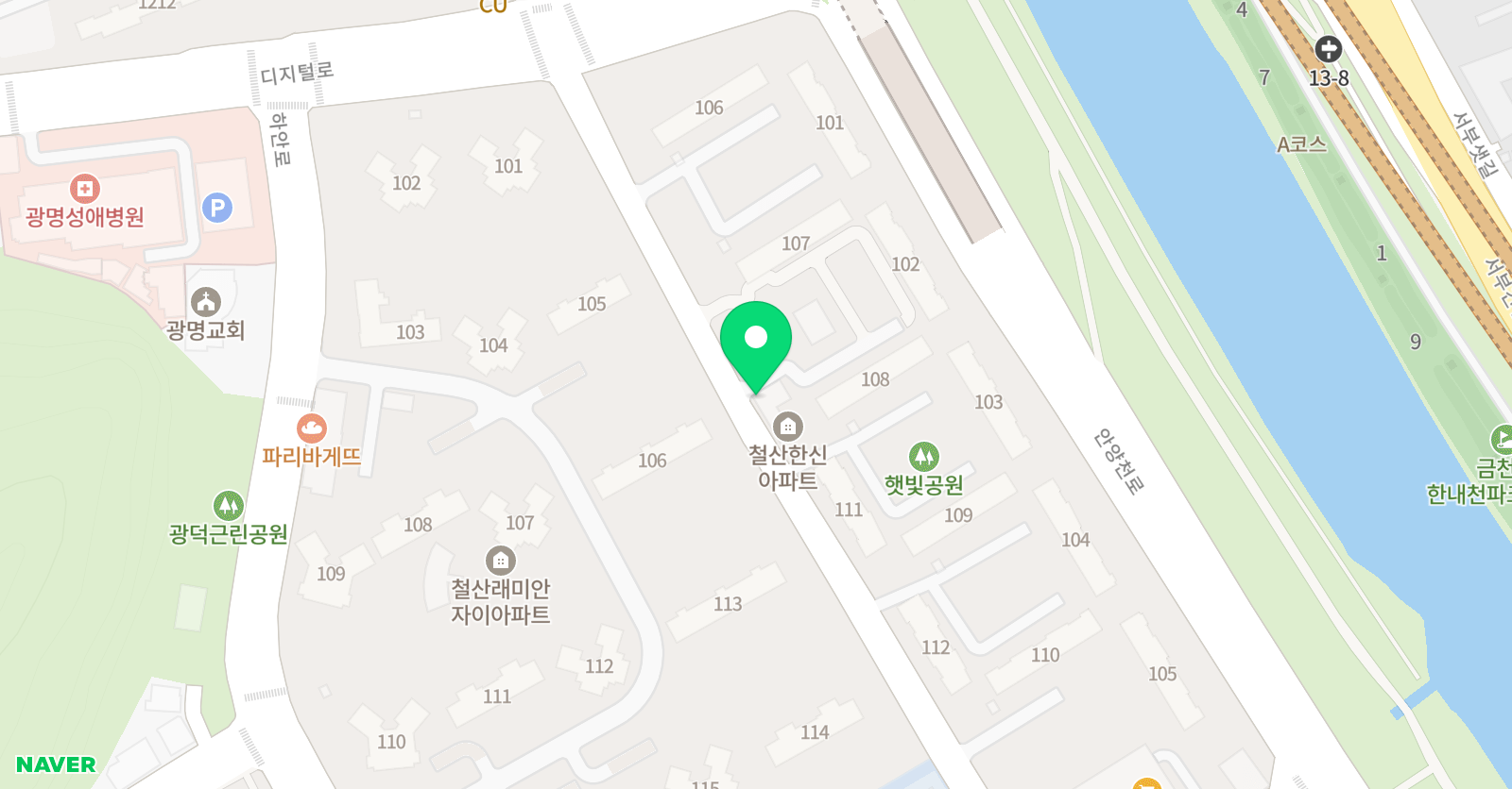 플래너 수학학원 고등관 위치