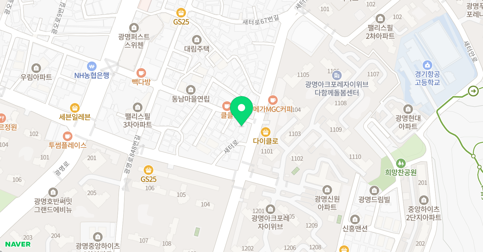 1타 수학전문학원 위치