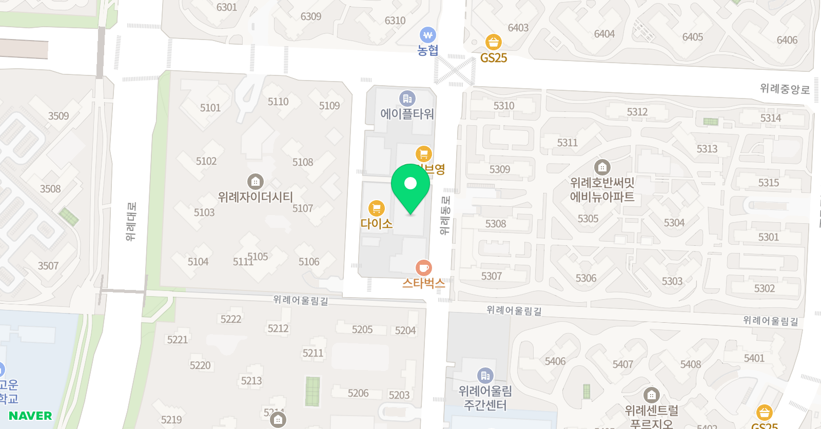 너랑노랑 미술학원 위치