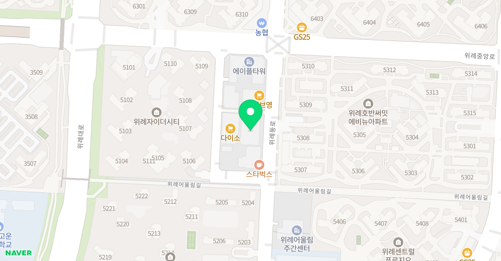 코드 수학 위치