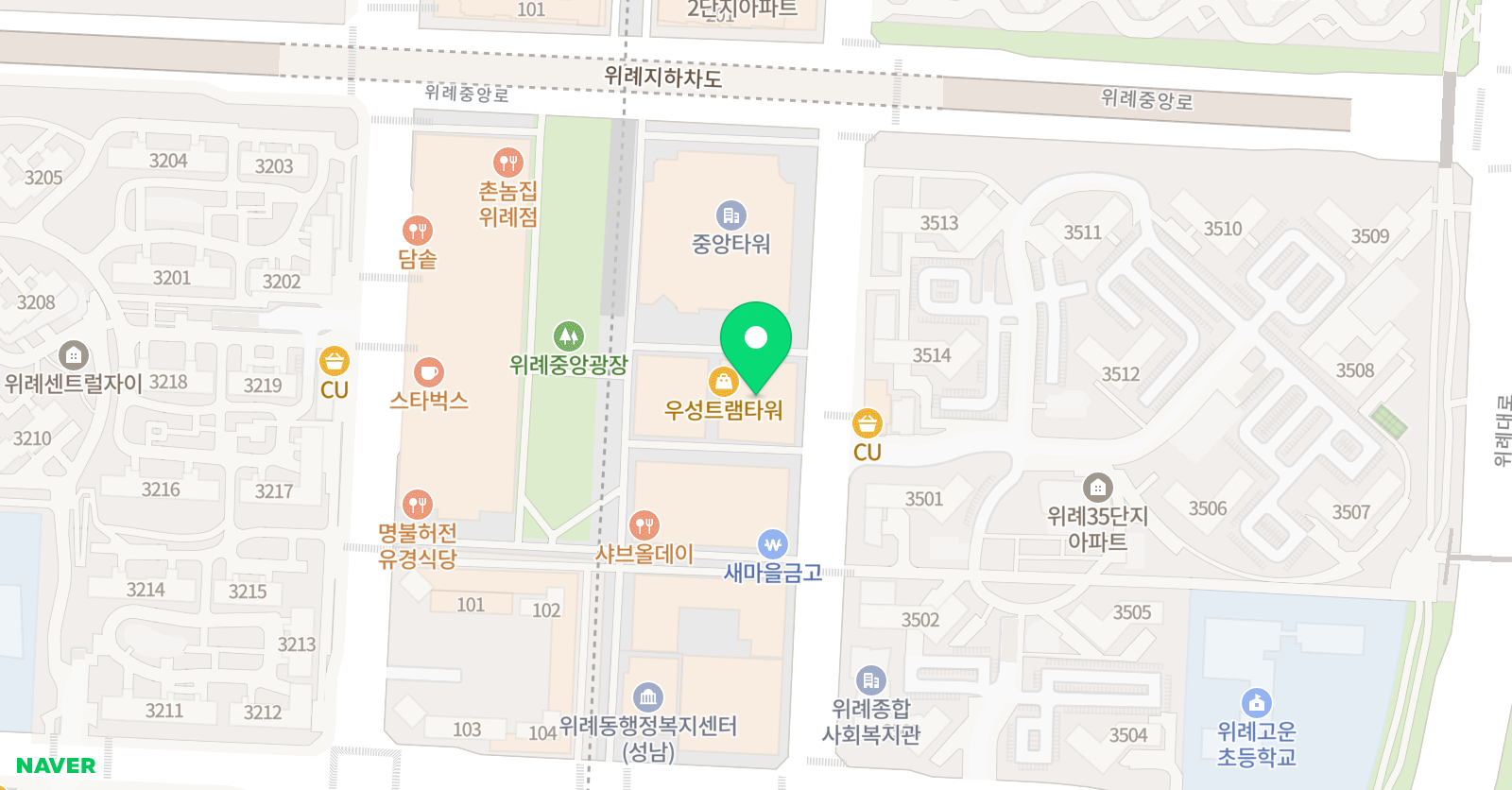 오예아트 미술학원 위치