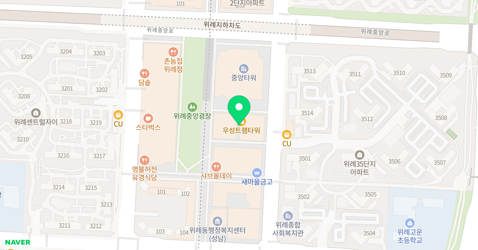 위례칸타빌레 음악학원 위치