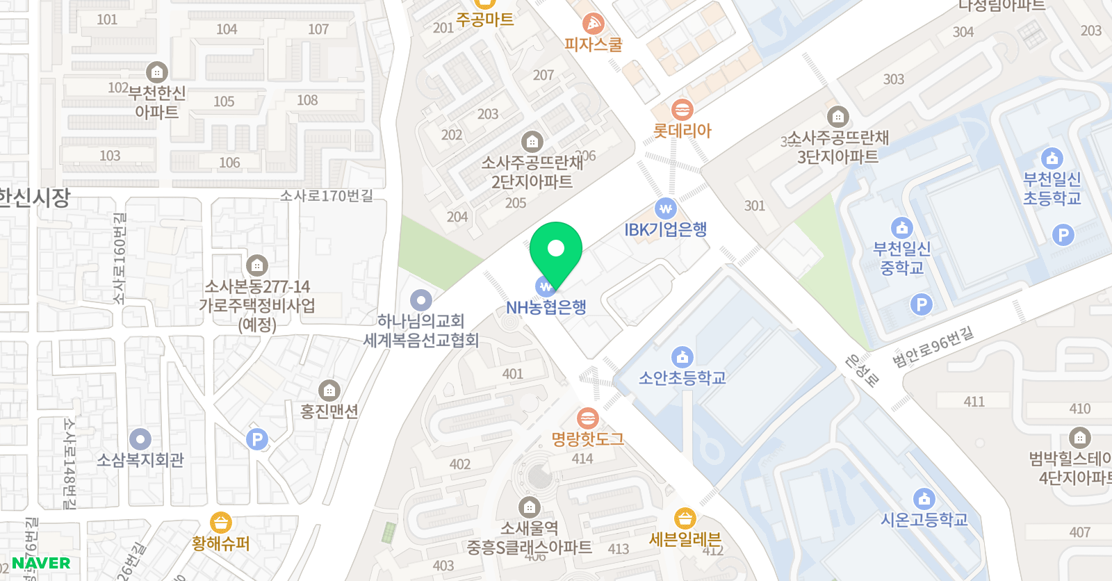 비원 영어학원 위치