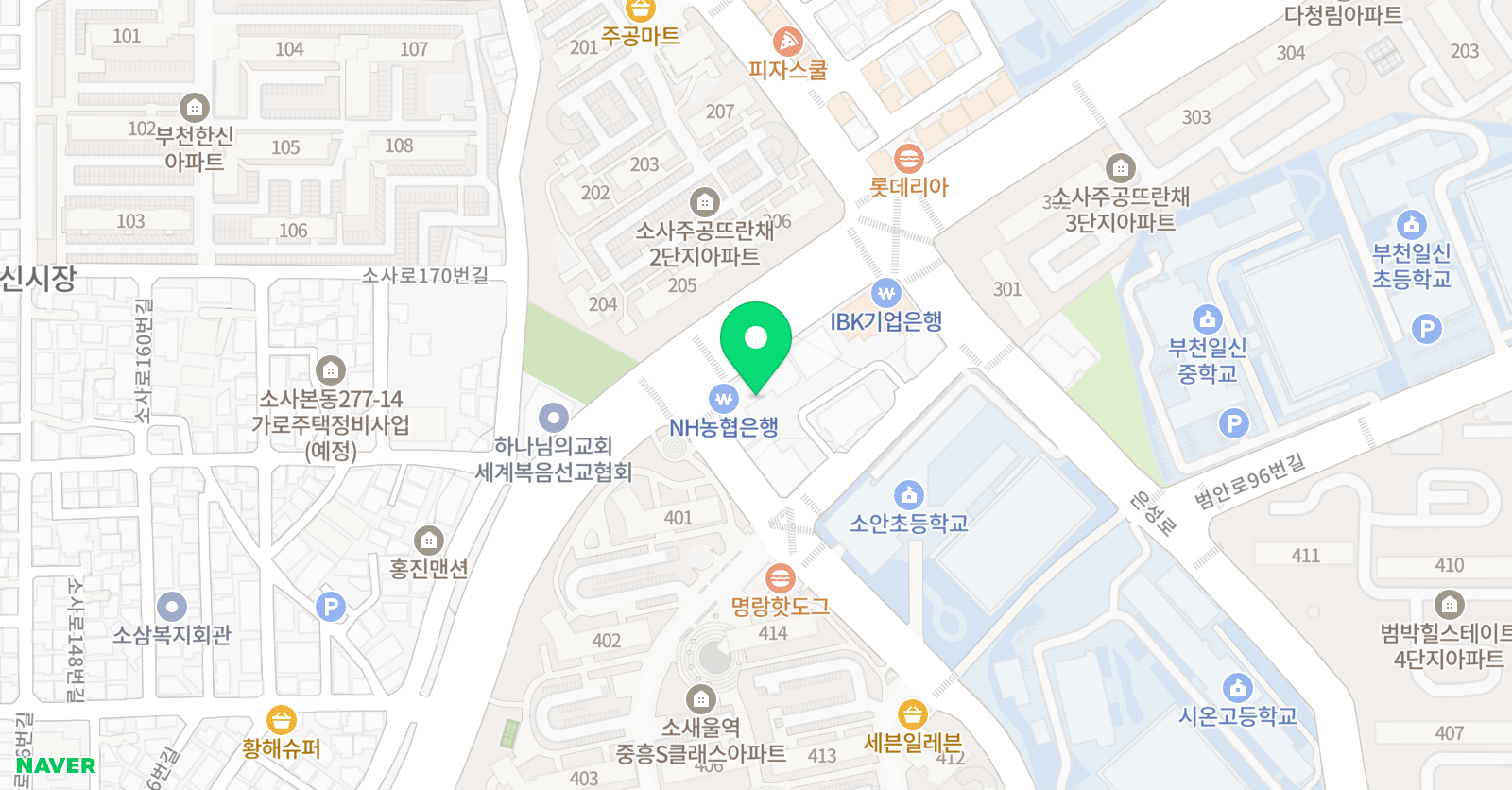 더오름 영어학원 위치