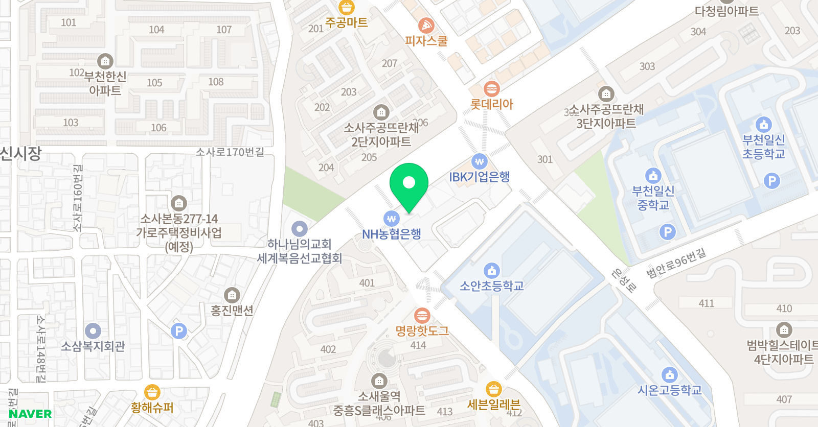 미래엔수학 더리더스 영수학원 위치