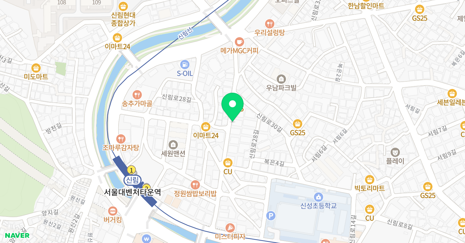 장쌤 수학교습소 위치
