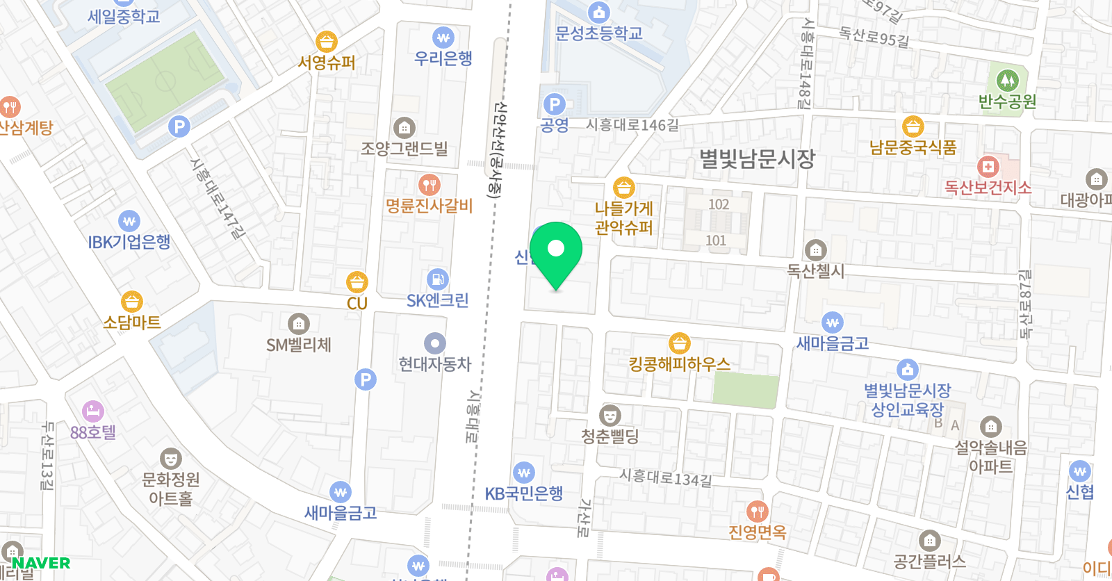 캣츠 댄스학원 위치