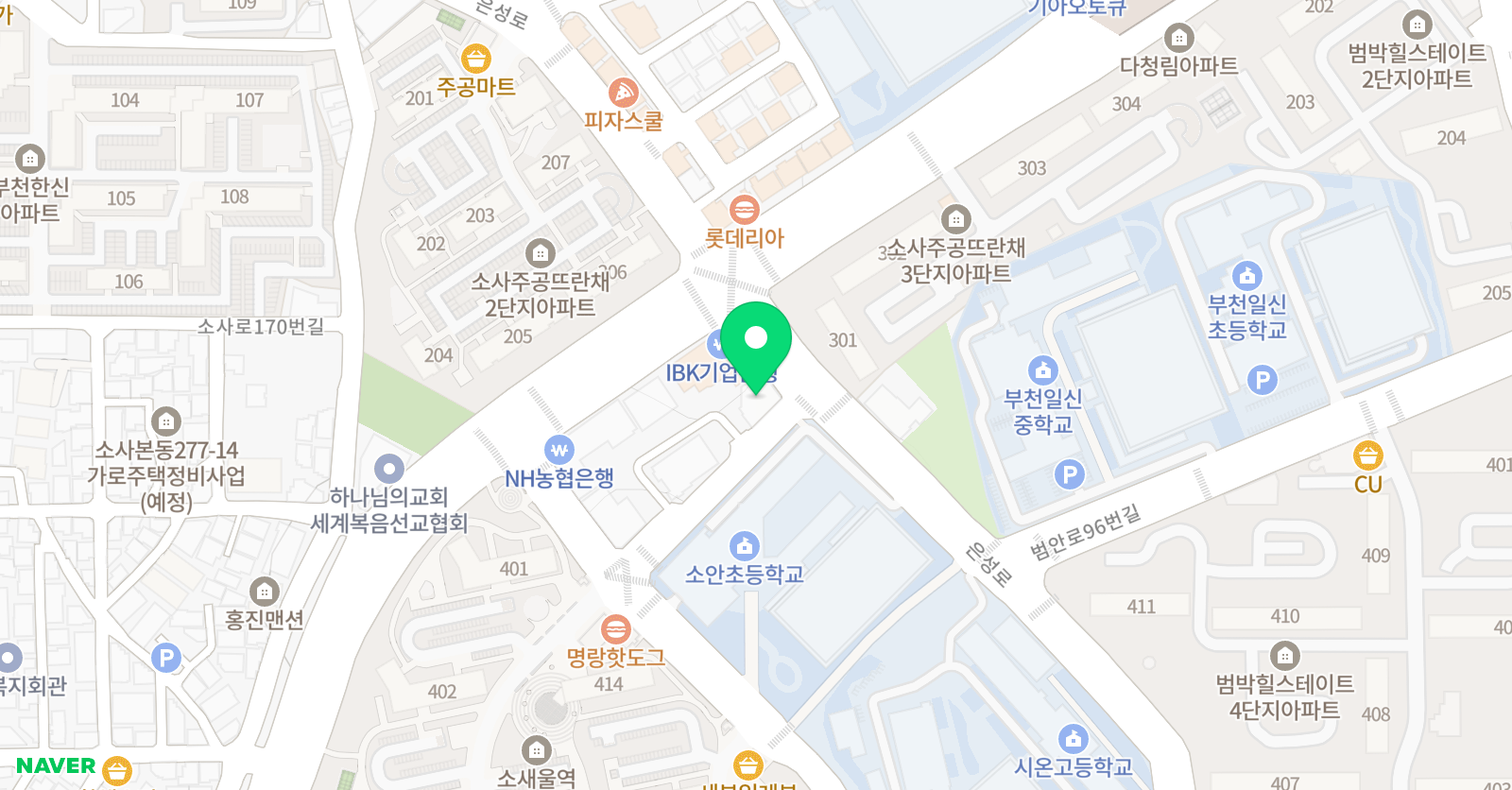 목동이 현민 수학학원 위치