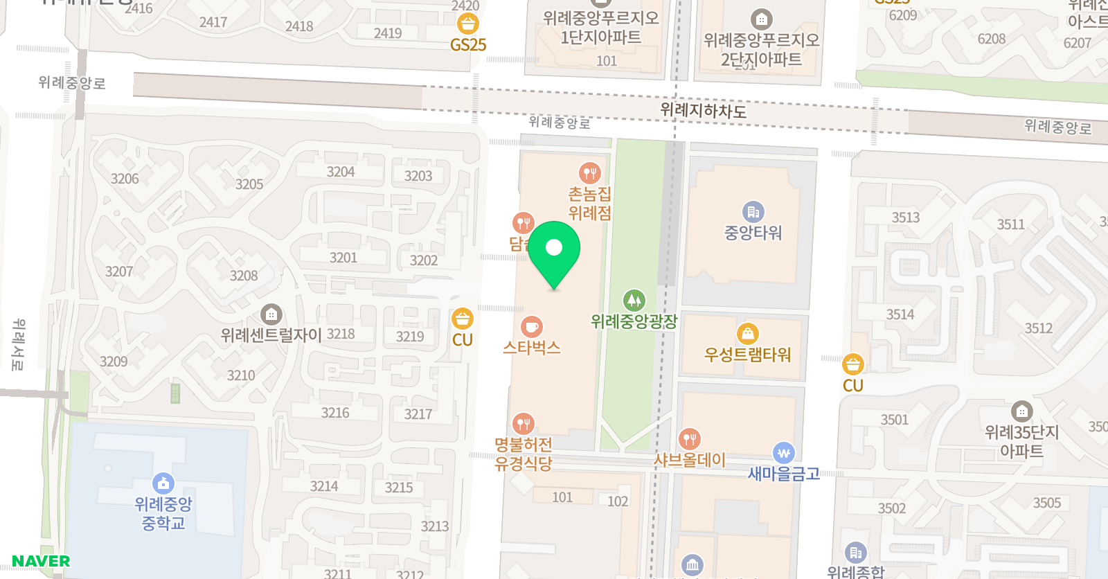 브래니악 영어학원 위례캠퍼스 위치