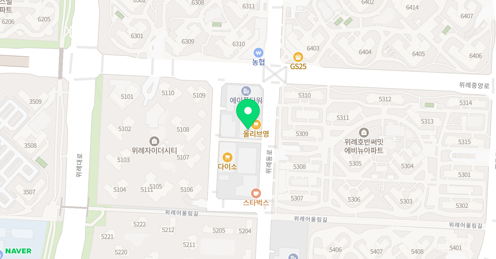 최강수학위례캠퍼스학원 위치