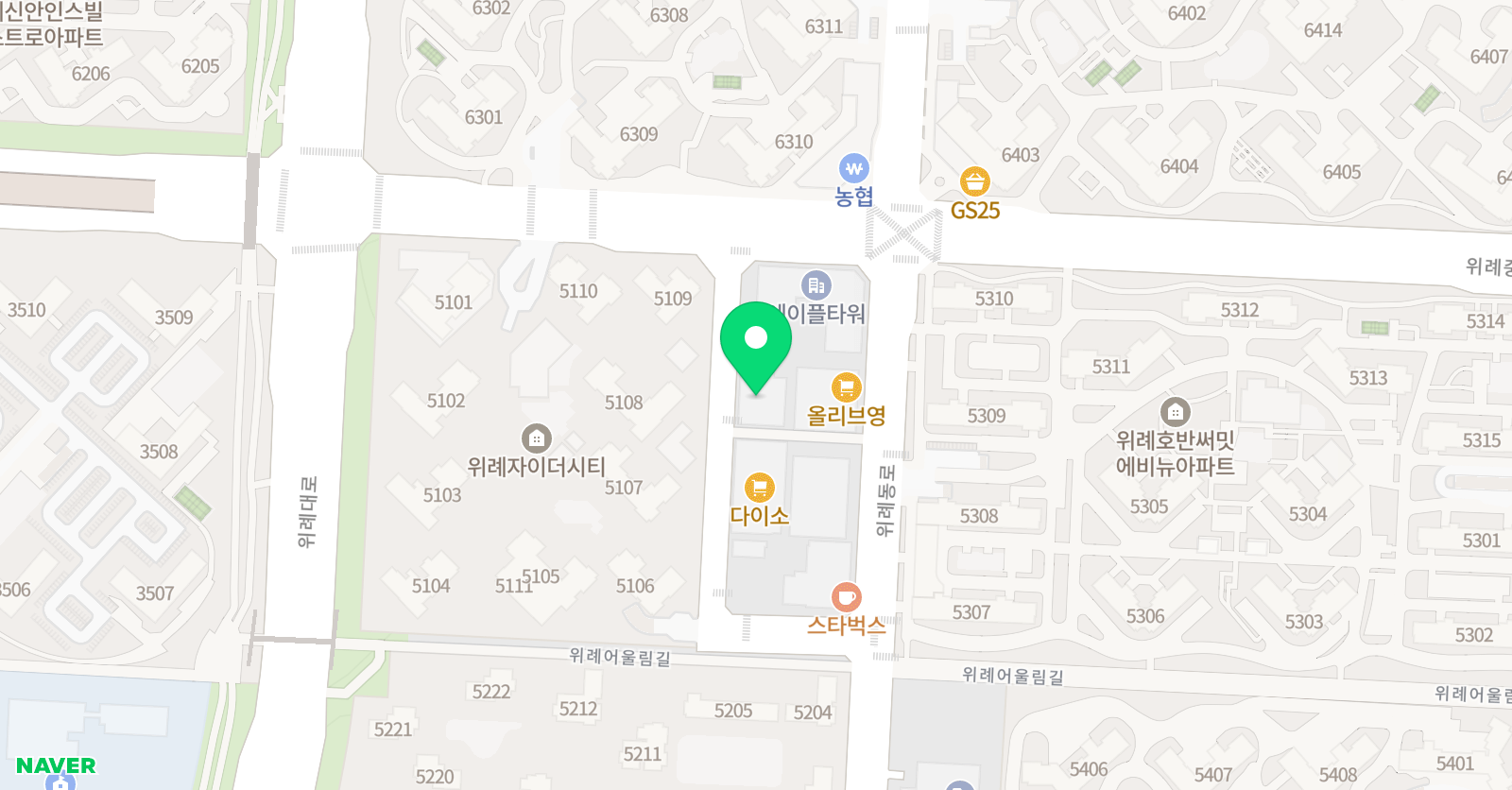 pk 스마트에듀 위례분원 위치