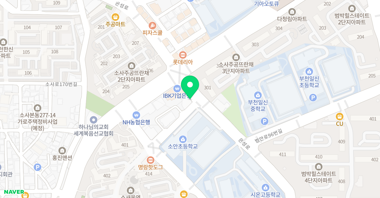 봉 수학 부천소사점 위치
