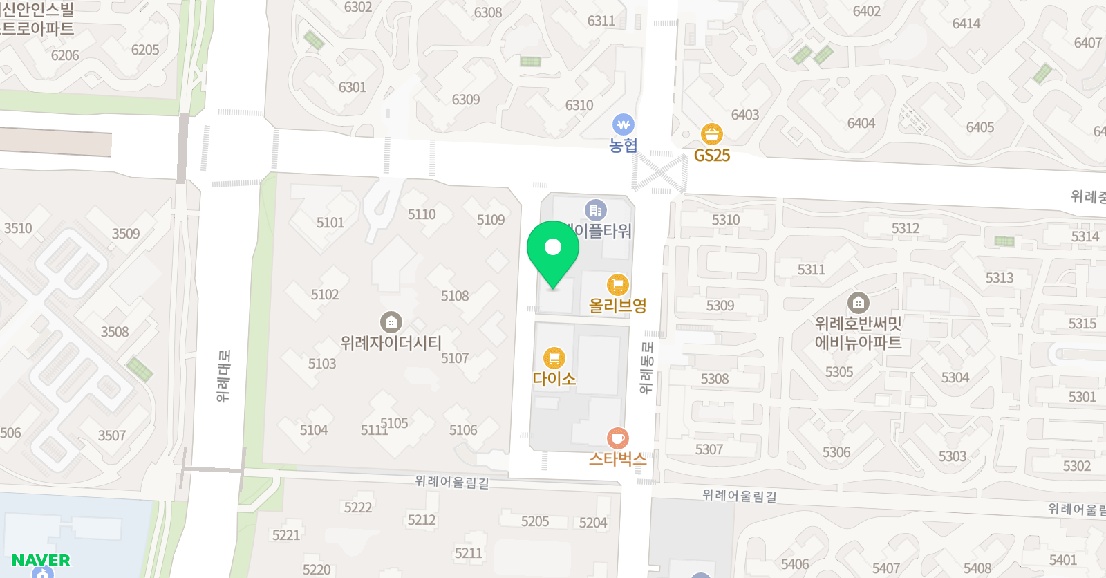 경희대퍼스트 부부 태권도 위치