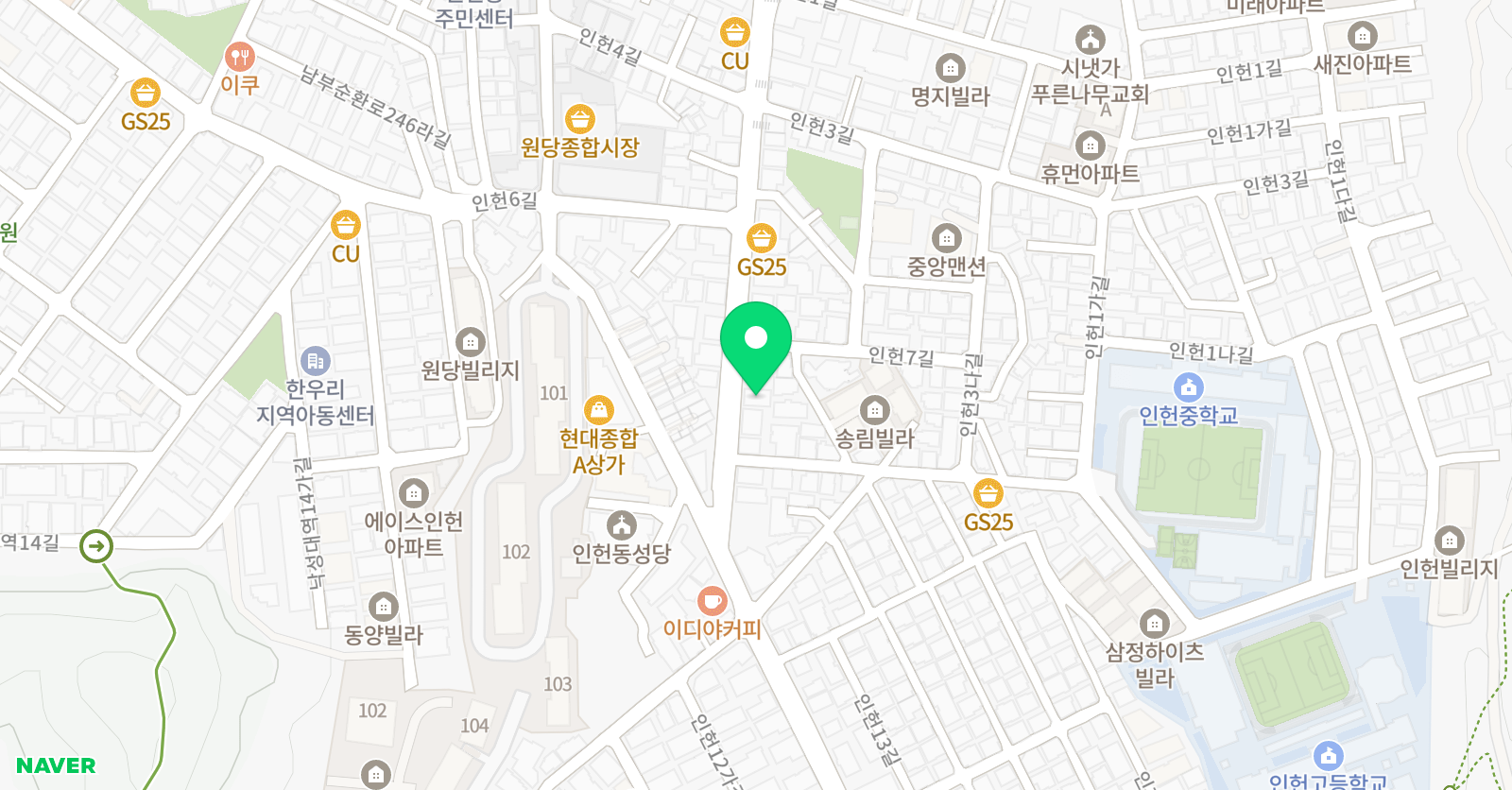 유베스타 어학원 낙성대캠퍼스 위치